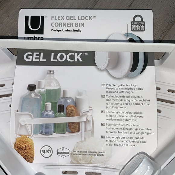 Umbra Corner Shelf Gel Lock - Picture 3 of 5